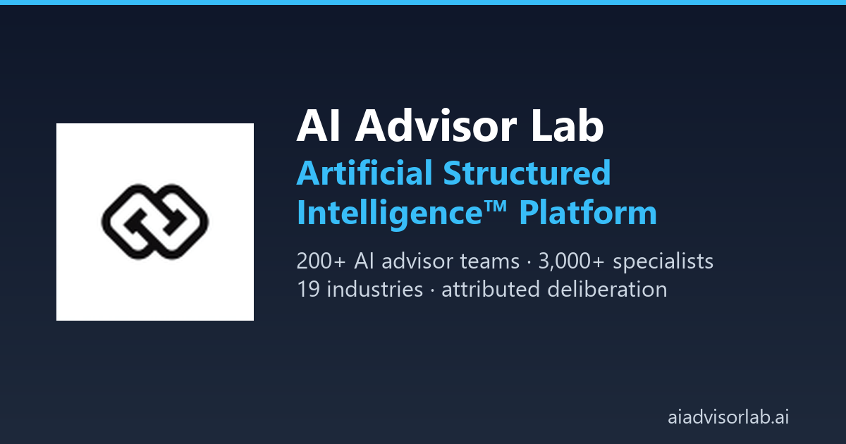 AI Advisor Lab — Decision Intelligence For Executives · Enterprise AI ...